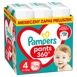 Pampers Pants, pannolini, Maxi, taglia 4, 9-15 kg, 176 pz.