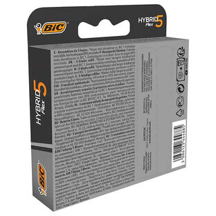 BIC Flex 5 Hybrid, interchangeable refills, 4 pieces