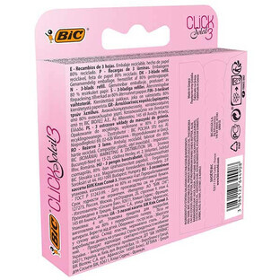 BIC Soleil Click 3, cartucce di ricambio, 4 pezzi