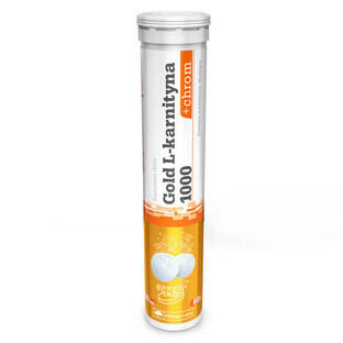 Olimp Gold L-Carnitina 1000, 20 compresse effervescenti