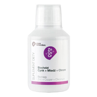 Biochelates, zinc + copper + chromium, 150 ml