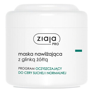Ziaja Pro, mască hidratantă cu argilă galbenă, 200 ml