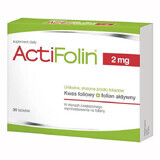 ActiFolin 2 mg, folic acid 2000 µg, 30 tablets