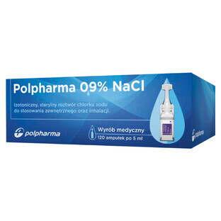 Polpharma 0,9% Natrium Chloratum, 5 ml x 120 contenitori
