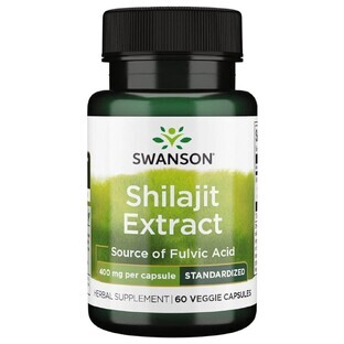 Swanson Shilajit Extract, mumio, 60 vegetarian capsules