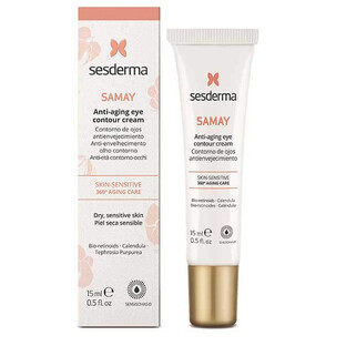 Sesderma Samay, crema contorno de ojos, antiedad, 15 ml