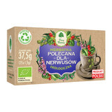 Dary Natury Ceai recomandat pentru nervozitate, organic, 1,5 g x 25 pliculețe