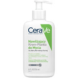 CeraVe, crema-schiuma idratante per il viso, pelle normale e secca, 236 ml