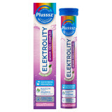 Plusssz Elektrolity Senior 100% Complex, raspberry and lemon flavor, 24 effervescent tablets CONTAMINATED PACKAGING Plusssz Elektrolity Senior 100% Complex, raspberry and lemon flavor, 24 effervescent tablets CONTAMINATED PACKAGING
