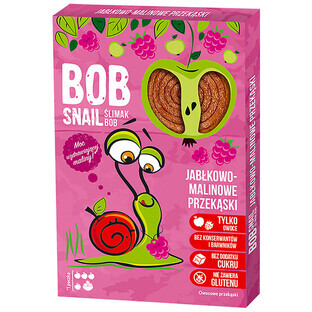 Bob Snail Roll Fruit snacks, apple, raspberry, 60 g