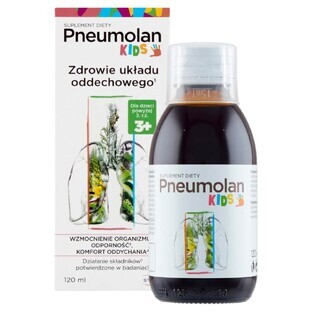 Pneumolan Kids, syrup for children over 3 years, 120 ml