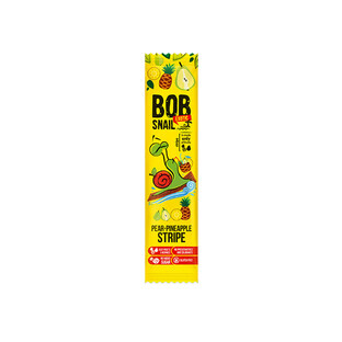 Bob's Snail Stripe Fruit snack, pear, pineapple, 14 g