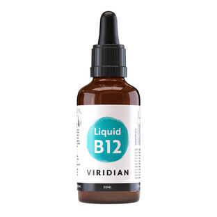 Viridian Liquid B12, vitamin B12 100 µg, drops, 50 ml