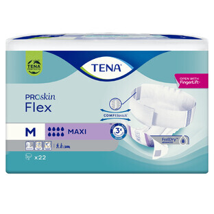 Scutece adulți Tena Flex ProSkin, mărimea M, 71-102 cm, Maxi, 22 bucăți, Essity Hygiene and Health AB