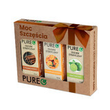 Set Pureo Power of Happiness, oli essenziali naturali, cannella, arancia, lime, 3 x 10 ml