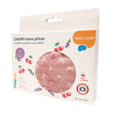 BabyOno, thermofill with cherry seeds, Cherry, pink, 1 pc