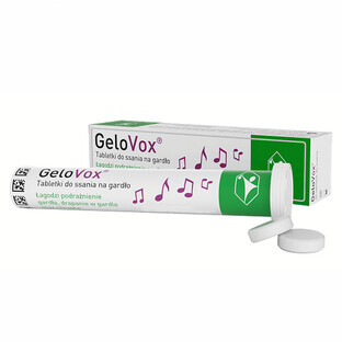 GeloVox, throat lozenges, elderberry flavor, 20 pieces