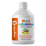 MyVita Multivitamin Liquid, multivitamins for children and adults, 500 ml CONTAMINATED PACKAGING