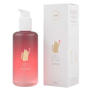 Yope Green Micelles, líquido micelar, matcha + bambú, 200 ml