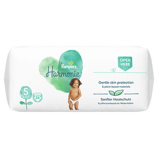 Pampers Harmonie, pañales, talla 5, 11-16 kg, 24 piezas
