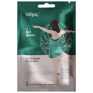 Tolpa Spa Detox, beruhigend, Badesalz vor dem Schlafengehen, 60 g