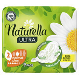 Naturella Ultra, serviettes hygiéniques avec ailettes, Normal Plus, 9 pièces