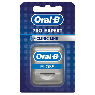Oral-B Pro-Expert Clinic Line, hilo dental, menta refrescante, 25 m