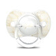 Suavinex SX Pro Gold Edition, fopspeen, siliconen, fysiologisch, beige, 0-6 maanden, 1 stuk 
