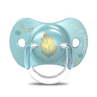Suavinex SX Pro Gold Edition, pacifier, silicone, physiological, blue, 6-18 months, 1 pc