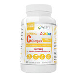 Wish Vitamin C Complex Junior, orange flavor, 120 tablets