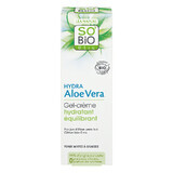 So'Bio Etic Hydra Aloe Vera, crema-gel idratante e riequilibrante, pelle mista e grassa, succo di aloe vera, 50 ml