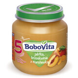 BoboVita Dessert, apples, peaches with carrots, after 5 months, 125 g