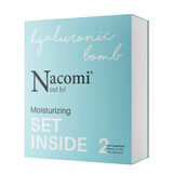 Nacomi Next Level moisturizing set, 10% hyaluronic acid serum 30 ml + milky face toner 100 ml
