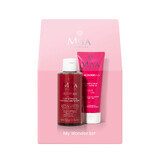 Miya My Wonder Set, BEAUTY.lab anti-aging tonic met plantaardige retinol 2%, 150 ml + myWONDERBALM I love me, voedende gezichtscrème met rozenolie, 75 ml