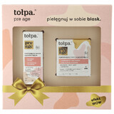 Set Tołpa Pre Age, cremă de noapte regenerantă și netezitoare, 40 ml + ser de zi hidratant și iluminator, 20 ml Set Tołpa Pre Age, cremă de noapte regenerantă și netezitoare, 40 ml + ser de zi hidratant și iluminator, 20 ml