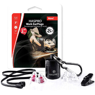 Haspro Work Universeel, oordoppen, 4 stuks +1 filter