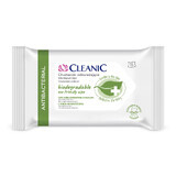 Cleanic Antibacterial, refreshing wet wipes, biodegradable, 15 pieces