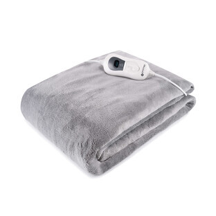 Oromed Oro-Blanket, manta eléctrica, calentamiento, polar, gris