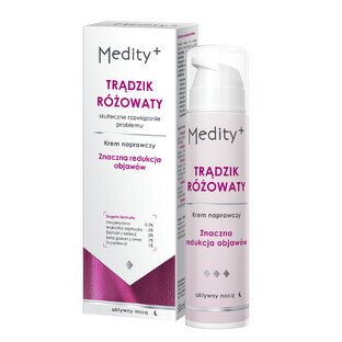 Ava Medity+Rosaceous Acne, crème de nuit réparatrice, 50 ml