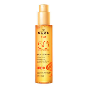 Nuxe Sun, olio abbronzante per viso e corpo, SPF 50, 150 ml