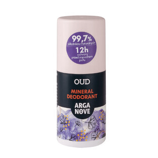 Arganove, deodorant mineral alum, oud, roll-on, 50 ml