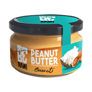 BeRAW! Peanut butter, hazelnut cream, coconut, 190 g