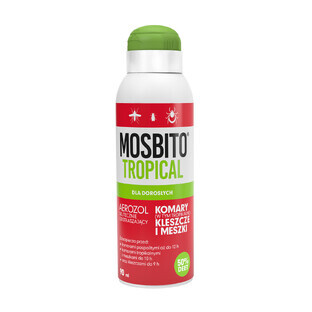 Mosbito Tropical, effective repellent aerosol for mosquitoes, ticks and midges, DEET 50%, 90 ml