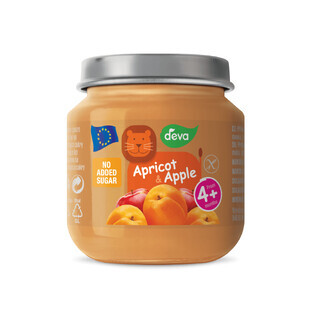 Deva Dessert, apricot and apple, after 4 months, 125 g
