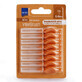 Scovolini interdentali Misura 1 0,45 mm Mini InterBrush ergonomico, 8 pezzi, Intermed
