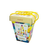 Jeu en bois Jeu de 50 pièces de construction, Cubika