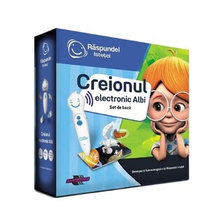 White interactive electronic pencil, 1 pc. Smart answer