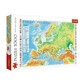 Puzzel Fysieke kaart van Europa, 1000 stukjes, Trefl