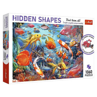 Underwater Life Hidden Shapes Puzzle, 1060 pieces, Trefl