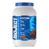 Isolate protein powder with chocolate flavor Isoject, 896 g, Evogen